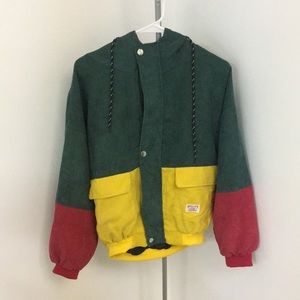 Hooded Corduroy Jacket - Zaful